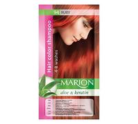 Marion, Shampooing pour couleur de cheveux en sachet, résiste à 4 à 8 lavages, à l’aloe vera et à la kératine, couleur semi-permanente
