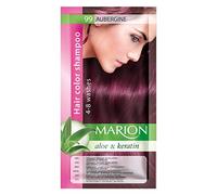 Marion, Shampooing pour couleur de cheveux en sachet, résiste à 4 à 8 lavages, à l’aloe vera et à la kératine, couleur semi-permanente