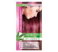 Marion, Shampooing pour couleur de cheveux en sachet, résiste à 4 à 8 lavages, à l’aloe vera et à la kératine, couleur semi-permanente
