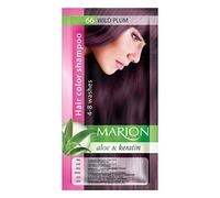 Marion, Shampooing pour couleur de cheveux en sachet, résiste à 4 à 8 lavages, à l’aloe vera et à la kératine, couleur semi-permanente