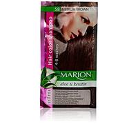 Marion, Shampooing pour couleur de cheveux en sachet, résiste à 4 à 8 lavages, à l’aloe vera et à la kératine, couleur semi-permanente