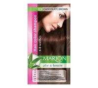 Marion, Shampooing pour couleur de cheveux en sachet, résiste à 4 à 8 lavages, à l’aloe vera et à la kératine, couleur semi-permanente