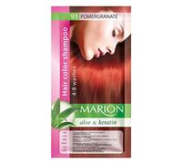Marion, Shampooing pour couleur de cheveux en sachet, résiste à 4 à 8 lavages, à l’aloe vera et à la kératine, couleur semi-permanente
