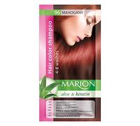 Marion, Shampooing pour couleur de cheveux en sachet, résiste à 4 à 8 lavages, à l’aloe vera et à la kératine, couleur semi-permanente
