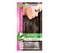 Marion, Shampooing pour couleur de cheveux en sachet, résiste à 4 à 8 lavages, à l’aloe vera et à la kératine, couleur semi-permanente