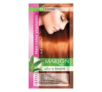 Marion, Shampooing pour couleur de cheveux en sachet, résiste à 4 à 8 lavages, à l’aloe vera et à la kératine, couleur semi-permanente