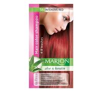 Marion, Shampooing pour couleur de cheveux en sachet, résiste à 4 à 8 lavages, à l’aloe vera et à la kératine, couleur semi-permanente