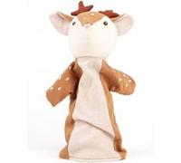 Marionette en tissu Faon 28 cm Beige