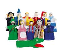 Marionettes tissu 12 pièces assorties