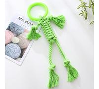 Marionnette à Corde Jouet pour Chien, Augmente Le, Green | Corde de puzzle interactive pour chien, corde en coton pour mâcheurs agressifs, augmente le, prévient l ' obésité,