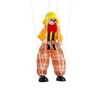 Marionnette à Cordes en Bois de 9, 45 Pouces avec Membres Mobiles pour Un Jeu imaginatif et Un théâtre de marionnettes, Jaune