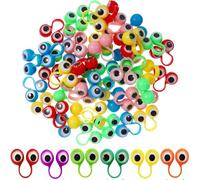 Marionnette à Doigt,30 pièces Jouets de Doigts,Marionnettes à Doigt des Yeux Colorées Jouets pour Halloween Sur le Thème de L'horreur Ou pour Les Fêtes d'enfants, à Offrir en Cadeau (5 couleurs)