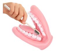 Marionnette à doigt - Marionnette éducative à doigts mobiles de 6,69 pouces avec brosse à dents, modèle dentaire | Marionnettes à main | pour le jeu d'enseignement, idéal pour les à la ma