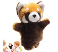 Marionnette à doigt relevable, raton laveur | Marionnettes à main pour chat | Jouet interactif en peluche avec rembourrage dur pour l'entraînement et l'exercice