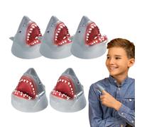 Marionnette À Doigt Thème - PVC 5,5x3,4cm | Figurine Requine pour Contes Et Histoires | Jouet Animé pour Jeu Éducatif De Rôle Divertissement Et Activité Créative Quotidienne des
