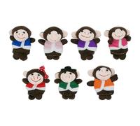 Marionnette à doigts d'animaux - 7 pièces - Jouets - Marionnettes D´e Doigt | Marionnettes en forme de singe petit - Jeu de marionnettes