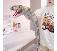 Marionnette À Main Amphibie Crocodile Lézard Jouet En Peluche Bouche Mobile Parent-Enfant Poupée Ventriloque Interactive Serpent 100cm 0.175kg -