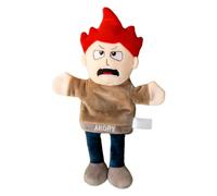 Marionnette à main clown 20 cm | Figurines en coton Casperle Figurines émotionnelles de la petite enfance | Personnages entiers du corps | Marionnettes à doigts souples