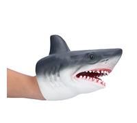 Marionnette à Main de Requin, Gants de tête de Requin en Caoutchouc Souple pour Jeu de rôle d'animal Marin, pour Piscine, Plage, Bain