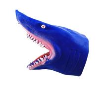 Marionnette À Main De Requin, Jouet Animal Réaliste en Caoutchouc Souple