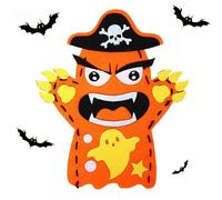 Marionnette À Main d'halloween À Coudre, Marionnette d'halloween en Tissu Non Tissé, Conte De Dessin Animé Idéal pour Les Interactions Parents-Ados Et Les Jeux Créatifs