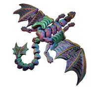 Marionnette à main du dragon, marionnette à main avec dragons réalistes, marionnettes pour animaux imprimées en 3D, marionnettes réalistes et jouet pour l'école