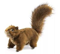 Marionnette à main écureuil roux