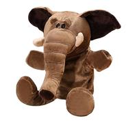 Marionnette à main en forme d'animal de dessin animé, jouet en peluche, pour activités de compétences sociales, pleine conscience pour enfants, interaction sociale et émotionnelle avec les enfants (B)