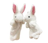 Marionnette à main en forme de lapin, marionnette à main en forme d ' animal, animaux en peluche interactifs pour raconter des histoires, jeu de simulation imaginatif, marionnettes interactives
