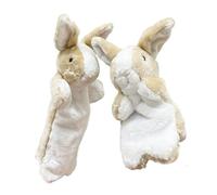 Marionnette à main en forme de lapin, marionnette à main en forme d ' animal, animaux en peluche interactifs pour raconter des histoires, jeu de simulation imaginatif, marionnettes interactives