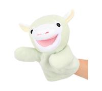 Marionnette Ã main en peluche Agneau avec Bouche Mobile pour Jeu de RÃle - Cadeau d'Anniversaire pour Enfants 9.8"