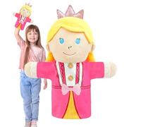Marionnette à main en peluche | Marionnettes de conte de fées pour raconter des histoires | Jouet interactif amusant pour la maternelle, la maison, la famille, la maternelle, jeu de rôle