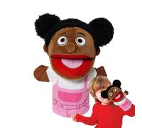 Marionnette À Main Familiale - Peluche, Marionnettes À Main, Enseigner des Valeurs Positives | Ensemble De Marionnettes À Doigts, Outil Éducatif, Marionnette Familiales pour Garçons Et Filles, Conte