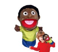 Marionnette À Main Familiale - Peluche, Marionnettes À Main, Enseigner des Valeurs Positives | Ensemble De Marionnettes À Doigts, Outil Éducatif, Marionnette Familiales pour Garçons Et Filles, Conte