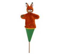 Marionnette à main Marionette avec écureuil - 37 cm - Idéale pour les passionnés de poupées et les jeux de rôle - Pour les enfants, les bébés, les garçons et les filles