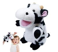 Marionnette à Main - Marionnette de 9,84 Pouces | en Peluche en Coton - Jouet interactif Doux et sûr pour et Adultes, Jeu de rôle pour raconter des Histoires, Cadeau de Divertissement