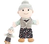 Marionnette à main - N° 11.8 en accessoires pour théâtre de marionnettes, artisanat de marionnettes de petite fille en peluche sans odeur, spectacle de , sûrs pour les mains