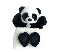 Histoire d'Ours – Marionnette à main Panda – Peluche 25 cm Noir/Blanc – HO2595