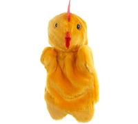 Marionnette à main poulet - Marionnettes animales | Jouet marionnette en peluche douce en forme de poulet pour Enfänts, figurine amusante pour maternelle et jeu de rôle, design jaune pour développer l