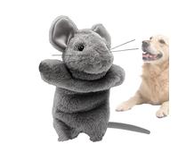 Marionnette à Main pour Chat - 100 g - Jouet en Peluche pour Chat - de Lutte en Forme de Souris - Jouet Amusant pour l'entraînement interactif - Jouet d'exercice pour Chats Actifs