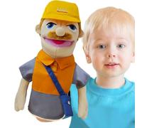 Marionnette à main rembourrée, marionnette à main pour école maison | Soft Puppet Story Toy Poupée Carrière 15,7 cm en Peluche pour Histoires, Jeu de rôle, Enseignement