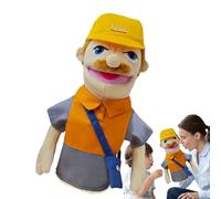 Marionnette à Main remplie - de carrière de 15 Pouces, Jouet éducatif interactif, de Performance de fête, Encourage Le Jeu créatif avec Un Design réaliste | Parfait pour Les activités de