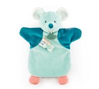 Marionnette À Main Souris Verte 25 Cm De Doudou Et Compagnie