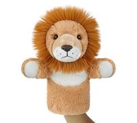 Marionnette Animal en Peluche - Lion Girafe 26 X 20 Cm, Jouet Doux, Accessoire De Narration Éducatif, Aide Au Jeu en Classe | Marionnette Interactive pour, Enseignement Préscolaire, Activités
