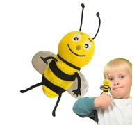 Marionnette Animale - 9cm Set Jouet Main Enfant | 1 Pièce Peluche Douce Doigt Insecte (Abeille Papillon Çoccinelle Fourmі Chenille Lıbellule) | Bébés Jeunes Eņfants