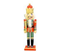 Marionnette cracker en bois de noyer, soldat roi, décoration de Noël, poupée pour Noël, cadeau de Nouvel An, gadget de cuisine, décoration de célébration