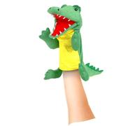 Fiesta Crafts Crocodile Hand Puppet Toy for Kids - Soft Hand Educational Plush Animal Puppet Toddler Toy for Development of Skills, Communications and Storytelling for Ages 2 to 9 Years