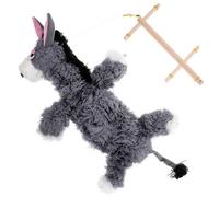 Marionnette d'âne - Jouet de Noël - Jouet en Bois - Goodie - Marionnette Chinoise - Poupée d'âne - en Forme d'animal - Marionnette - Fil