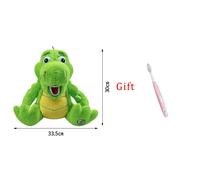 Marionnette De Brocumbria De Dents De Crocodile Et De Dinosaure,Beurre En Peluche Nickel É,Modèle De Dent Fuchsia,Cadeau De Décoration De Clinique Dentaire,Santé Buccale,Démo - Type Crocodile