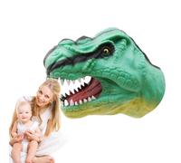 Marionnette de dinosaure, marionnette de dinosaure, marionnettes de requins animaux crocodiles réalistes du dessin animé | Jouet pour jeux de rôle, marionnette à main avec tête d'animal, jouet